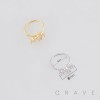 12PCS OF MULTI CZ CROSS CENTER HEART CZ 316L SURGICAL STEEL NOSE HOOP NOSE RING BOX